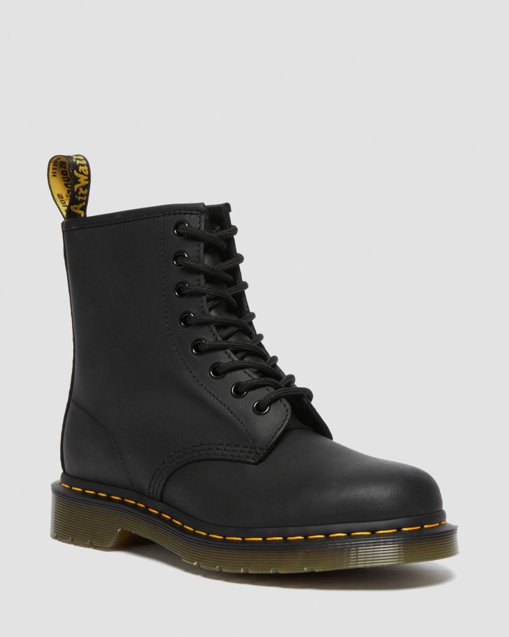 1460 Greasy Leather Lace Up Boots Dr.Martens Ireland Black