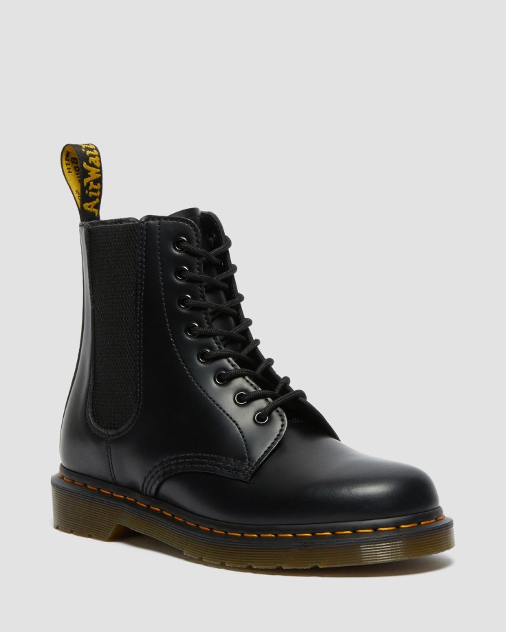1460 Harper Smooth Leather Lace Up Boots Black Dr.Martens Ireland