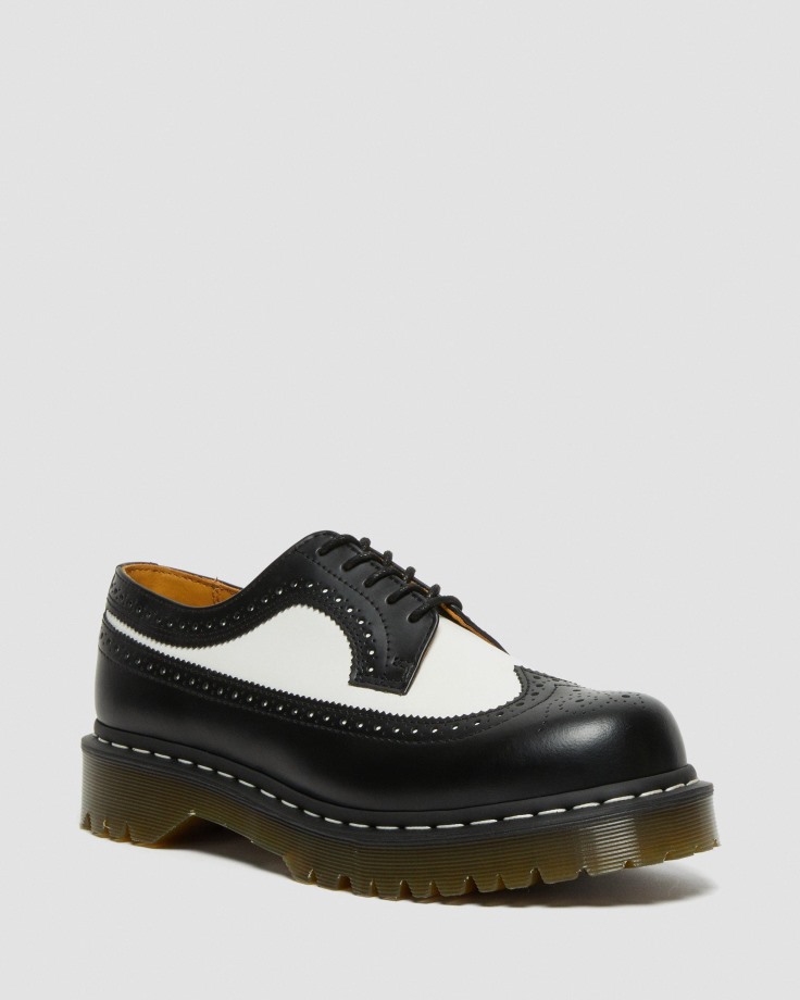 3989 Bex Smooth Leather Brogue Shoes Black Dr.Martens Ireland