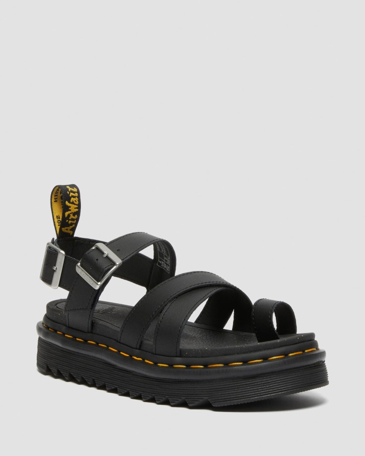 Avry Hydro Leather Strap Sandals Dr.Martens Ireland Black