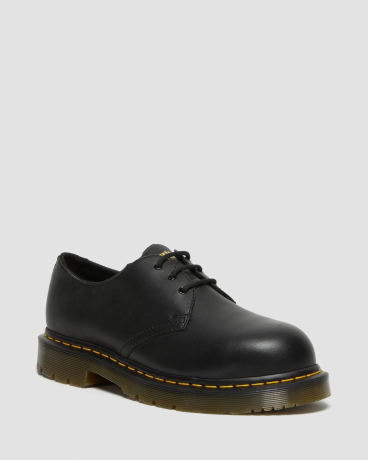 Black 1461 Slip Resistant Steel Toe Shoes Dr.Martens Ireland