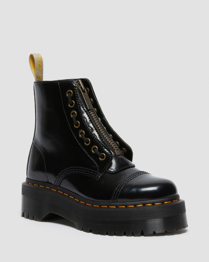 Black Vegan Sinclair Platform Boots Dr.Martens Ireland