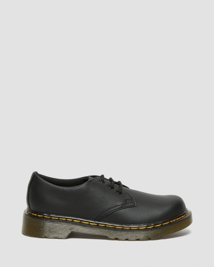 Black Junior 1461 Softy T Leather Shoes Dr.Martens Ireland
