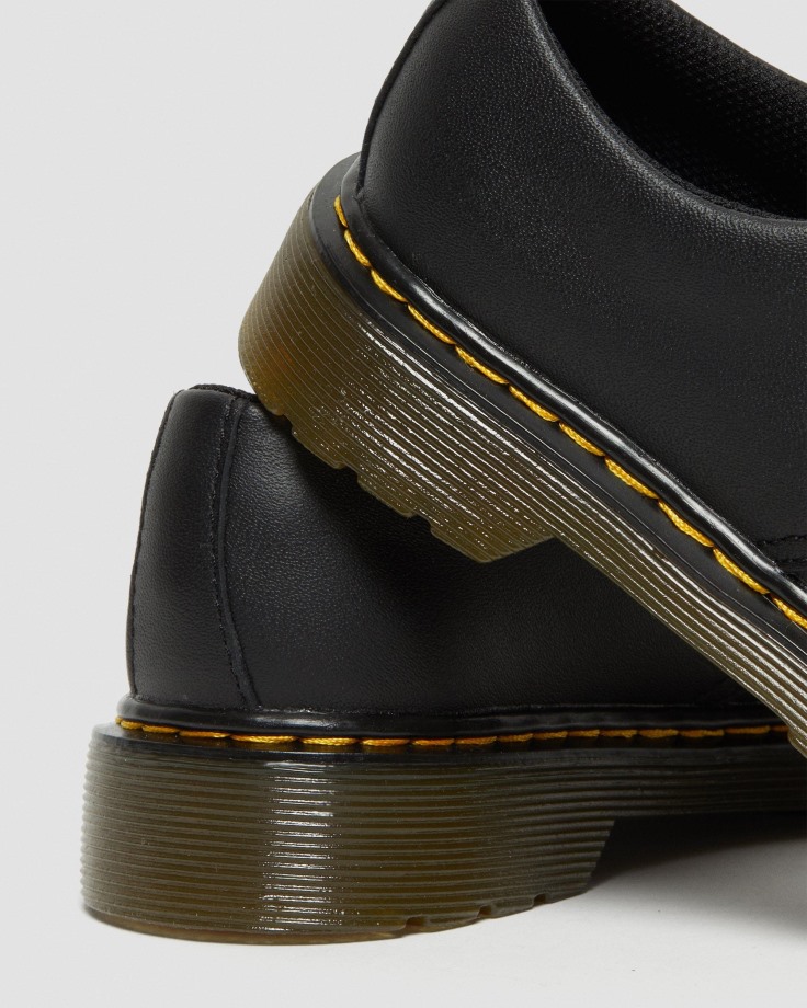 Black Junior 1461 Softy T Leather Shoes Dr.Martens Ireland