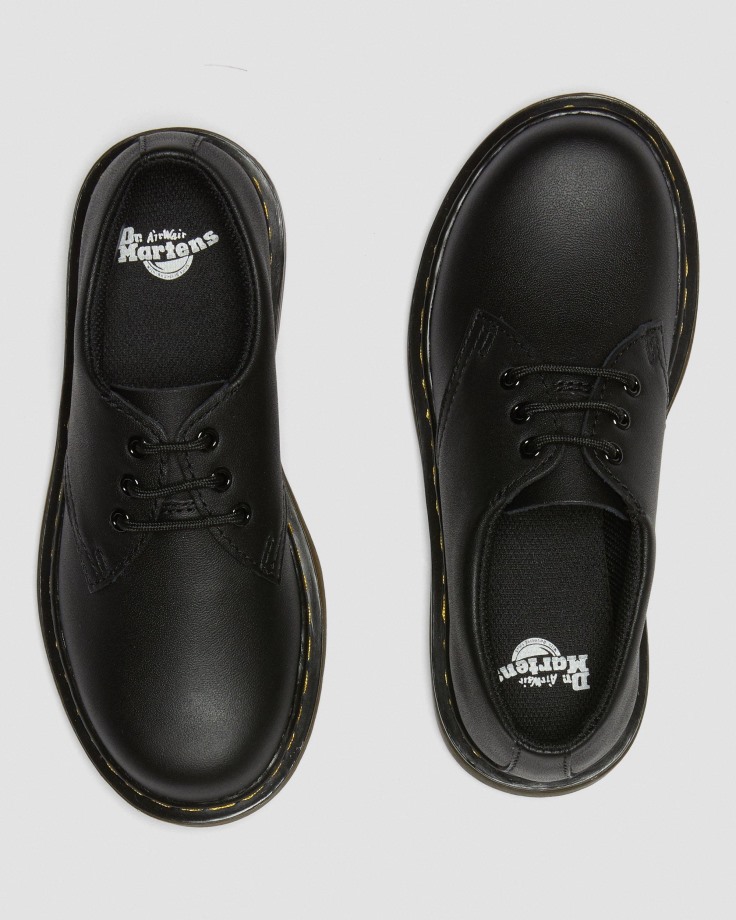 Black Junior 1461 Softy T Leather Shoes Dr.Martens Ireland