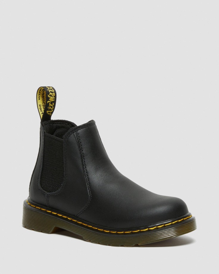 Black Dr.Martens Ireland Junior 2976 Softy T Leather Chelsea Boots
