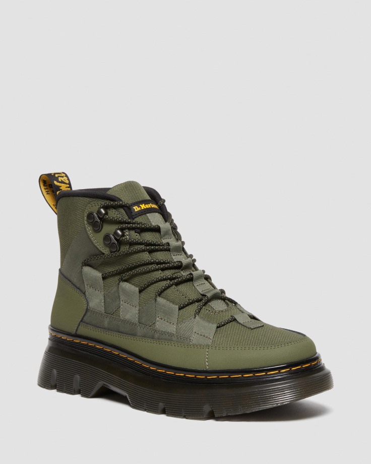 Boury Leather Casual Boots Green Dr.Martens Ireland