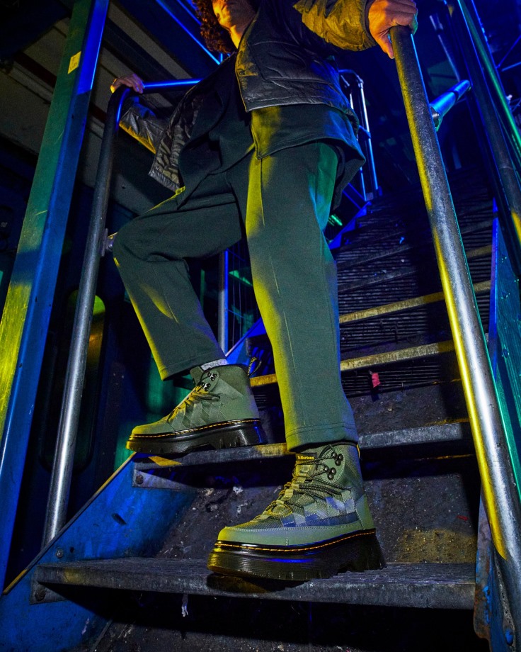 Boury Leather Casual Boots Green Dr.Martens Ireland