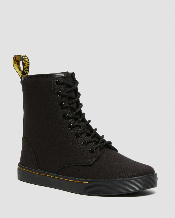 Cairo Canvas Lace Up Boots Black Dr.Martens Ireland