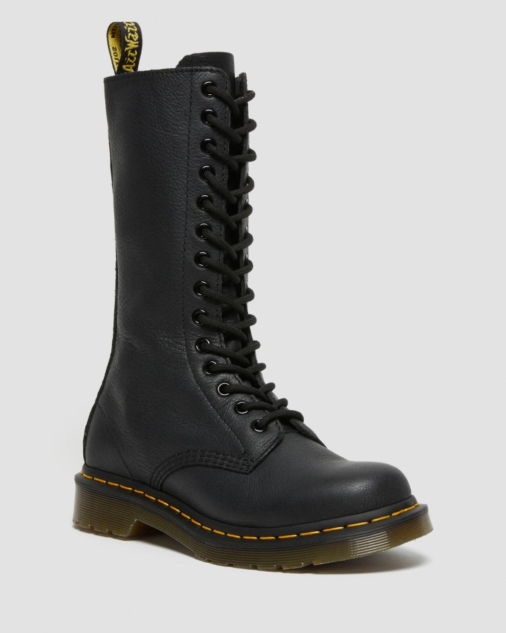 Dr.Martens Ireland 1B99 Virginia Leather Mid Calf Boots Black