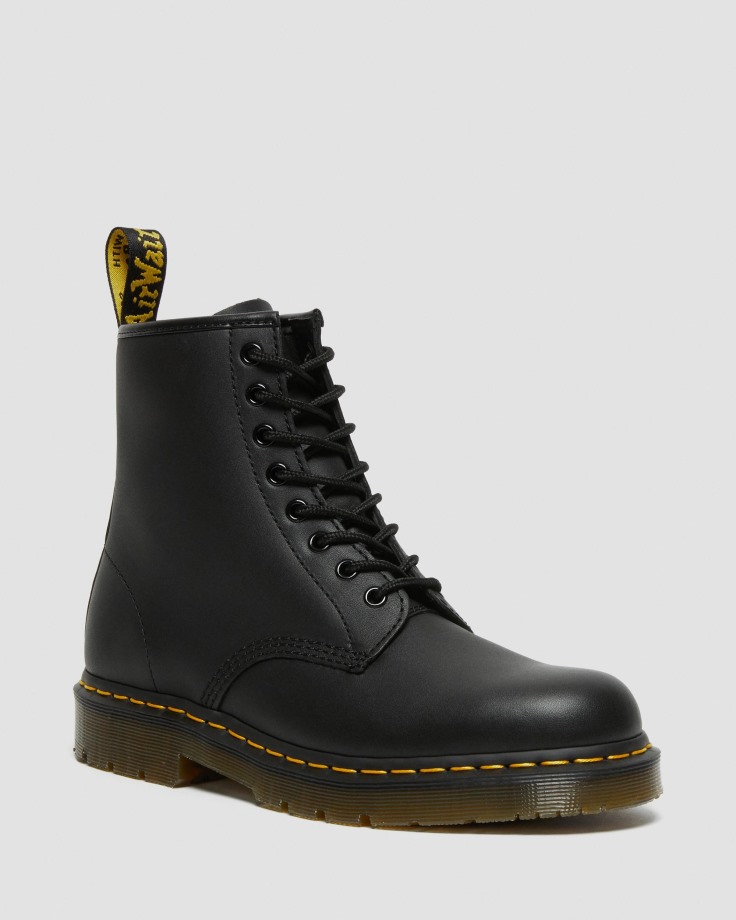Dr.Martens Ireland Black 1460 Slip Resistant Leather Lace Up Boots