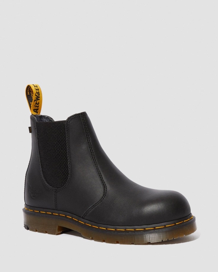 Dr.Martens Ireland Black Fellside Full Grain Chelsea Work Boots