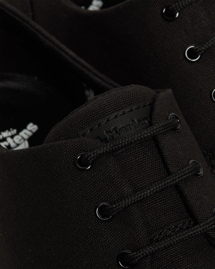 Dr.Martens Ireland Cairo Low Canvas Shoes Black