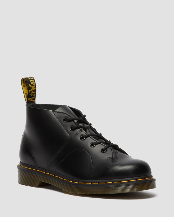 Dr.Martens Ireland Church Smooth Leather Monkey Boots Black