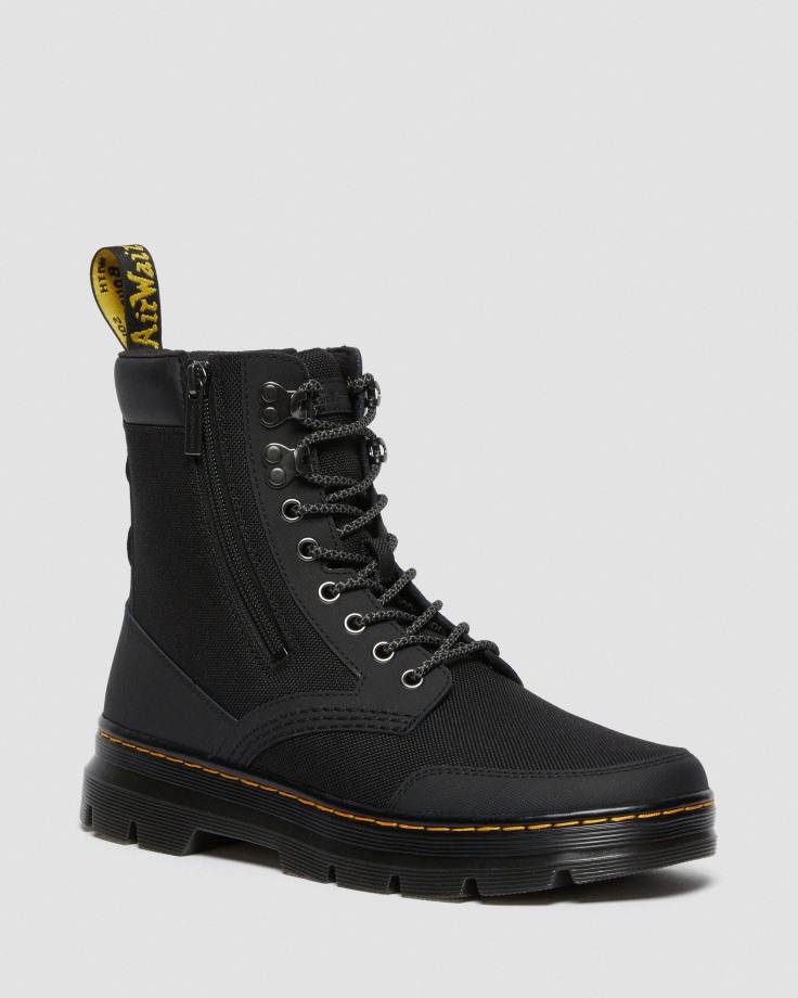 Dr.Martens Ireland Combs Zip Casual Boots Black
