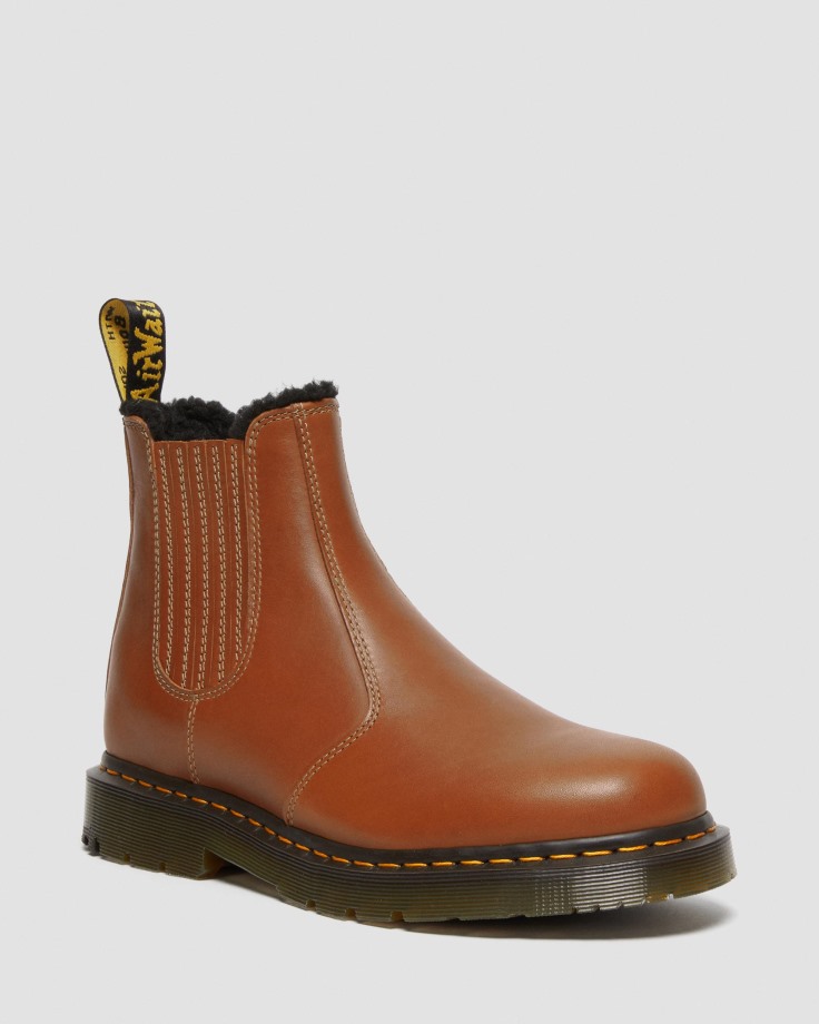 Dr.Martens Ireland Tan 2976 DM's Wintergrip Leather Chelsea Boots
