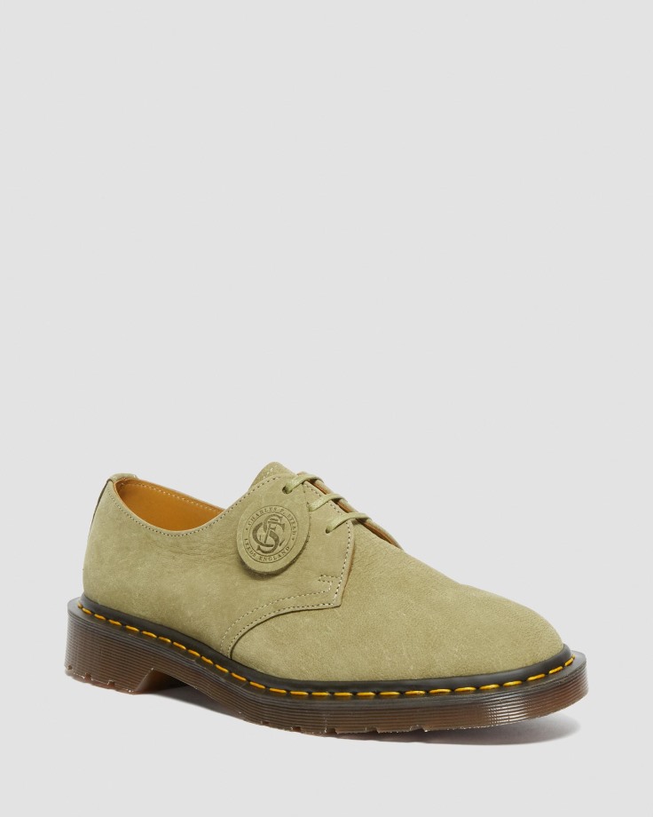 Green 1461 Made in England Nubuck Leather Oxford Shoes Dr.Martens Ireland