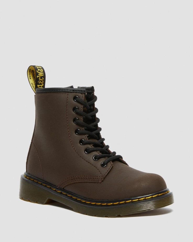 Junior 1460 Faux Fur Lined Lace Up Boots Dark Dr.Martens Ireland