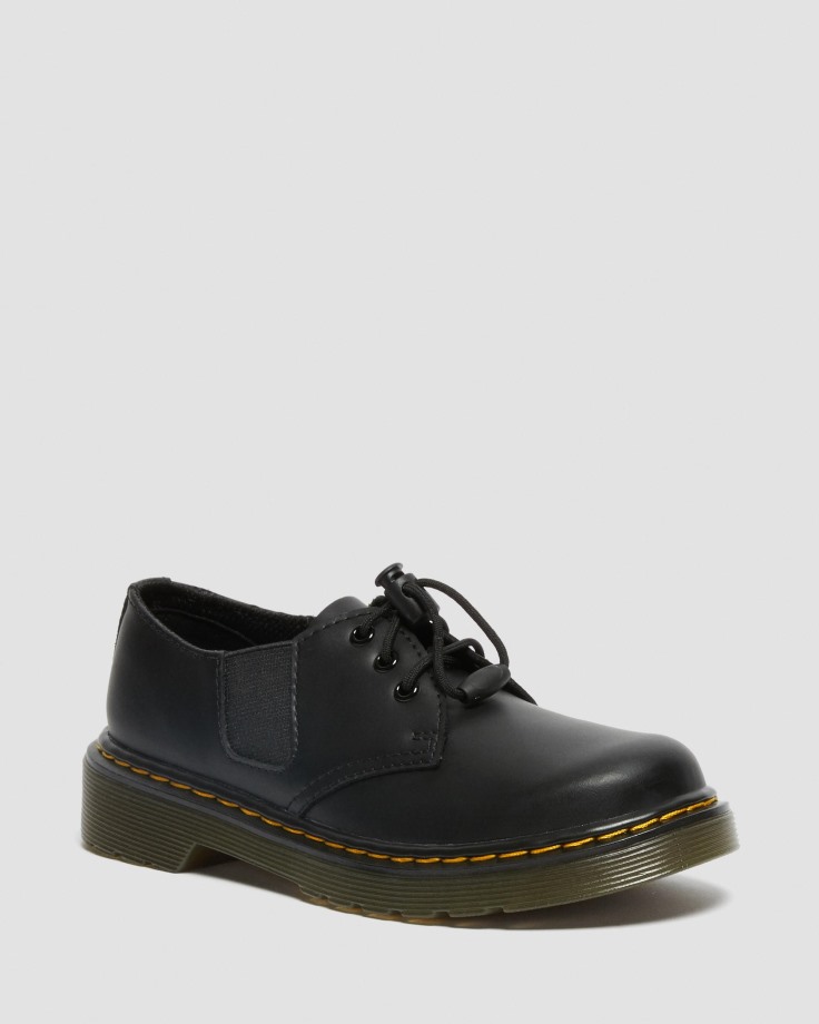 Junior 1461 Romario Leather Oxford Shoes Dr.Martens Ireland Black