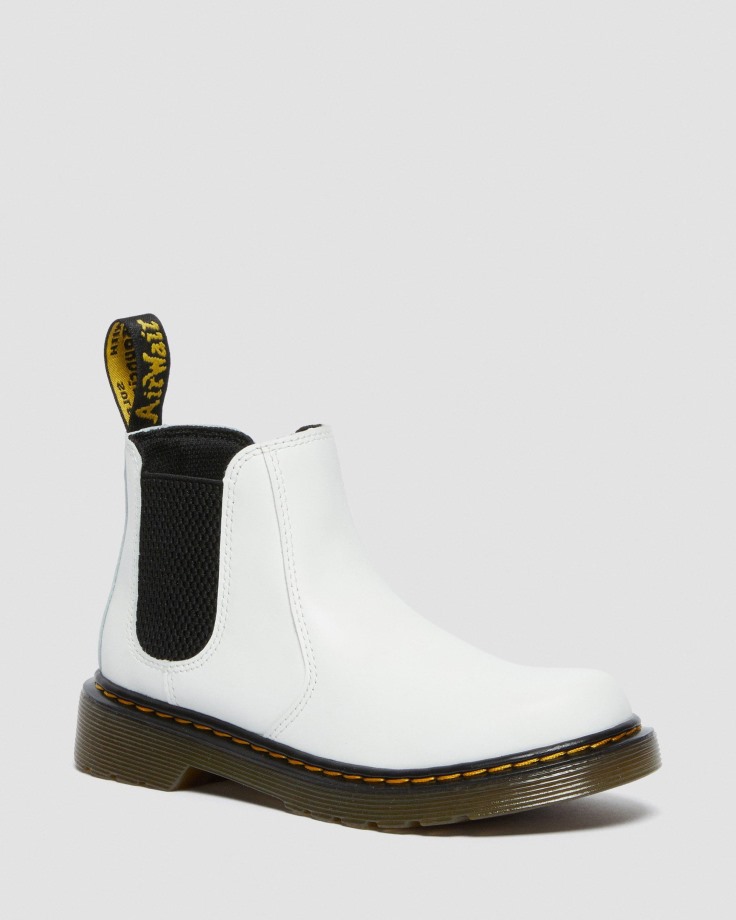 Junior 2976 Leather Chelsea Boots White Dr.Martens Ireland